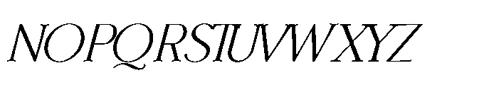 Nailong Lifemore Nailong italic Medium Bold Font UPPERCASE