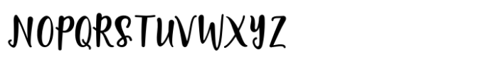 Naishila script Font UPPERCASE