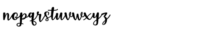 Naishila script Font LOWERCASE