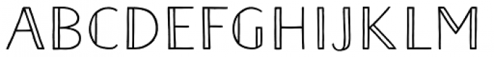 Naive Inline Sans Bold Font LOWERCASE