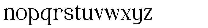 Naivelist Font LOWERCASE
