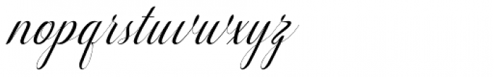 Nakeisha Italic Font LOWERCASE