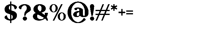 Naken Mantega NAKEN Regular Font OTHER CHARS