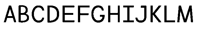 Nalaloka Mono Font UPPERCASE