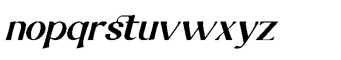 Nalkor Serif Italic Font LOWERCASE