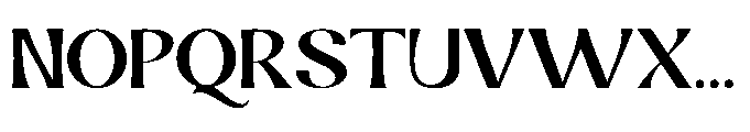 Nalkor Serif Regular Font UPPERCASE