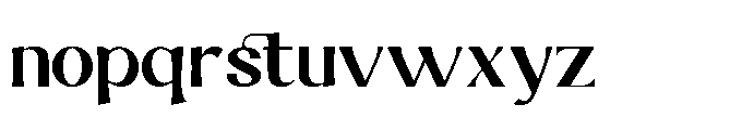 Nalkor Serif Regular Font LOWERCASE