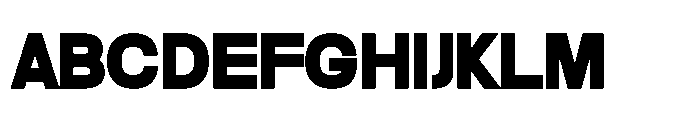 Nalte Sans Black Font UPPERCASE