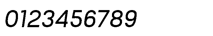 Nalte Sans Italic Font OTHER CHARS