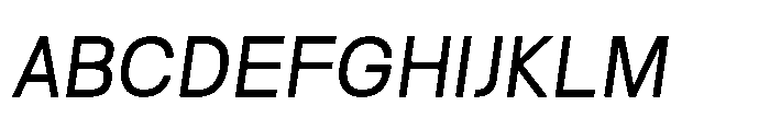 Nalte Sans Italic Font UPPERCASE