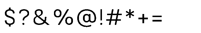 Nalte Sans Light Font OTHER CHARS