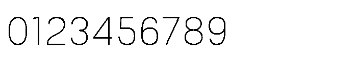 Nalte Sans Thin Font OTHER CHARS