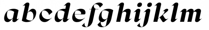 Namaskarn Bold Italic Font LOWERCASE