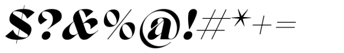 Namaskarn Extra Bold Italic Font OTHER CHARS