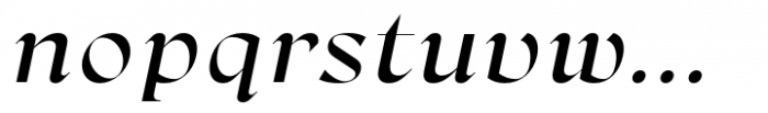 Namaskarn Medium Italic Font LOWERCASE