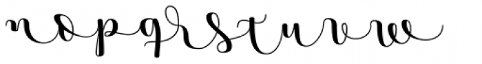 Namaste Script Essential Black Font LOWERCASE