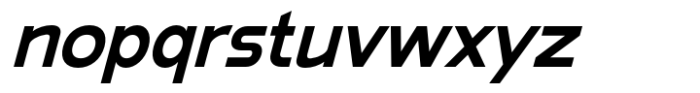 Namata Bold Italic Font LOWERCASE
