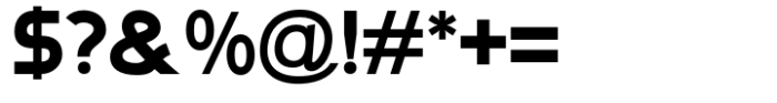 Namata Extra Bold Font OTHER CHARS