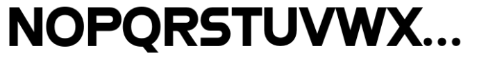 Namata Heavy Font UPPERCASE