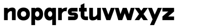 Namata Heavy Font LOWERCASE