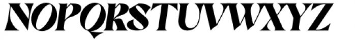 Nambya Italic Font UPPERCASE