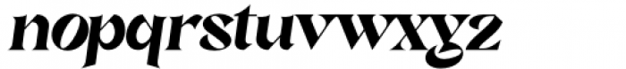Nambya Italic Font LOWERCASE