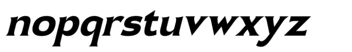 Namio Magah Italic Font LOWERCASE