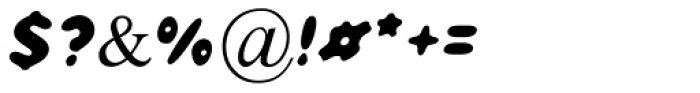 Namog MF Bold Italic Font OTHER CHARS