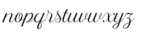 Nandola Font LOWERCASE