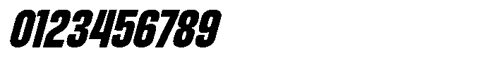 Nanika Slanted Font OTHER CHARS