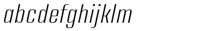 Nanueng Light Italic Font LOWERCASE