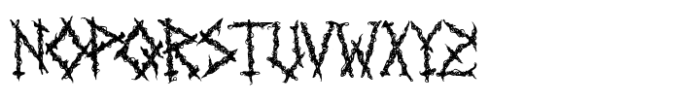 Napalm Font UPPERCASE