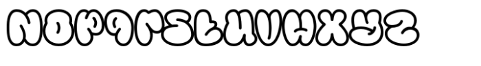 Napblow Regular Font LOWERCASE
