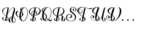 Naptira Anellian Regular Font UPPERCASE
