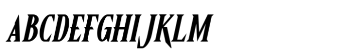 Naraku Bold Italic Font UPPERCASE