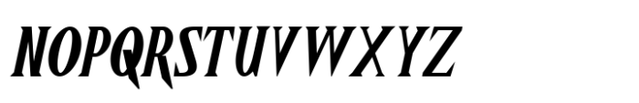 Naraku Bold Italic Font UPPERCASE