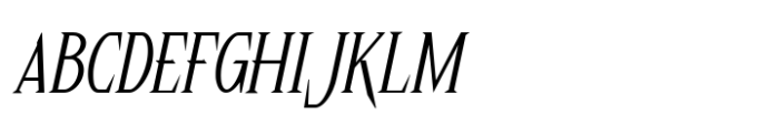 Naraku Italic Font UPPERCASE