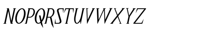 Naraku Italic Font UPPERCASE