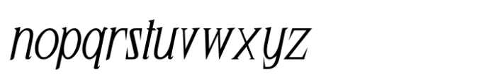 Naraku Italic Font LOWERCASE