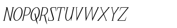 Naraku Light Italic Font UPPERCASE