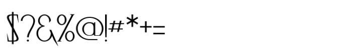Naraku Light Font OTHER CHARS