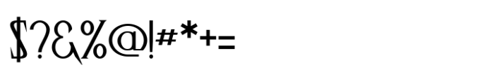 Naraku Regular Font OTHER CHARS