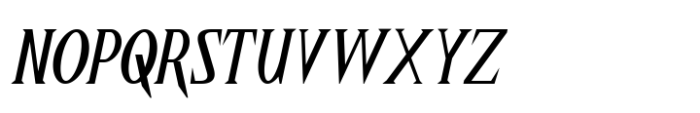 Naraku Semi Bold Italic Font UPPERCASE