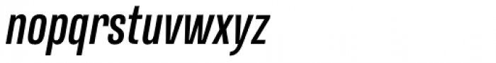 Naratif Condensed Bold Italic Font LOWERCASE