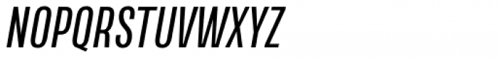 Naratif Condensed Italic Font UPPERCASE