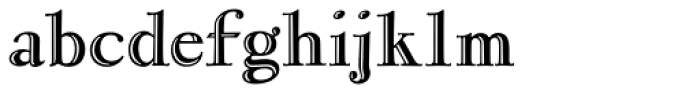 Narcissus SG Open Font LOWERCASE