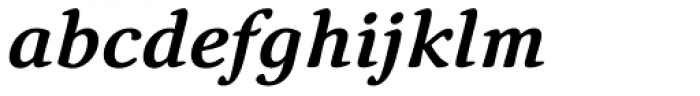 Narevik Bold Italic Font LOWERCASE