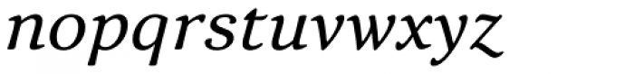 Narevik Italic Font LOWERCASE