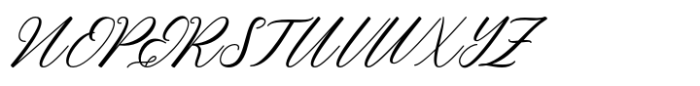 Narissa Script Font UPPERCASE