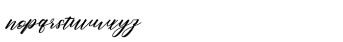 Narissa Script Font LOWERCASE